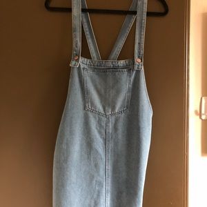 Overall Denim Dress
